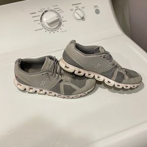 ON clouds size 8.5 slip on have been worn but still have life